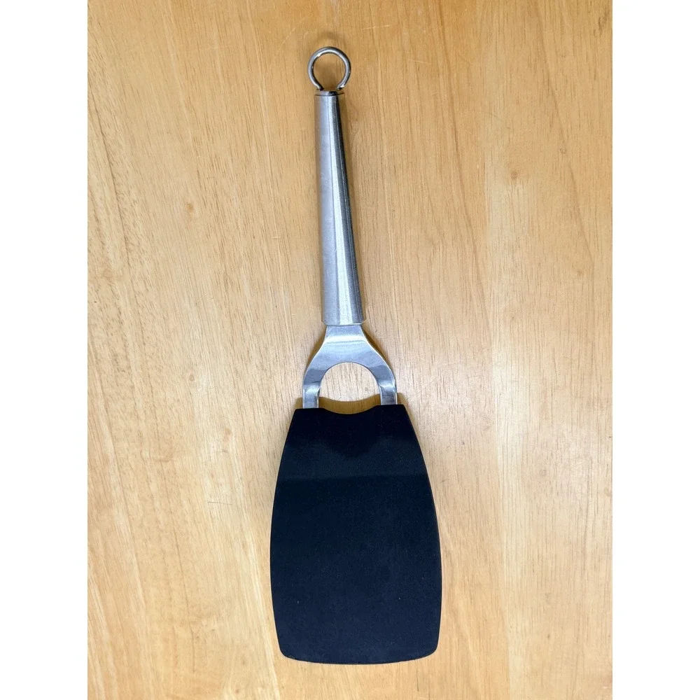 Oneida Stainless Steel Spatula Black Nylon Head Kitchen Turner 11831
